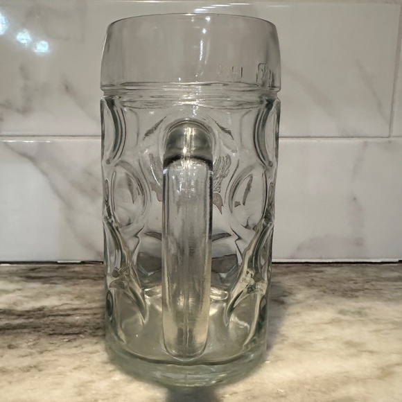 SAMUEL ADAMS DIMPLED BEER STEIN MUG WITH HANDLE, OCTOBERFEST .5 LITER NO CHIPS - Picture 4 of 9